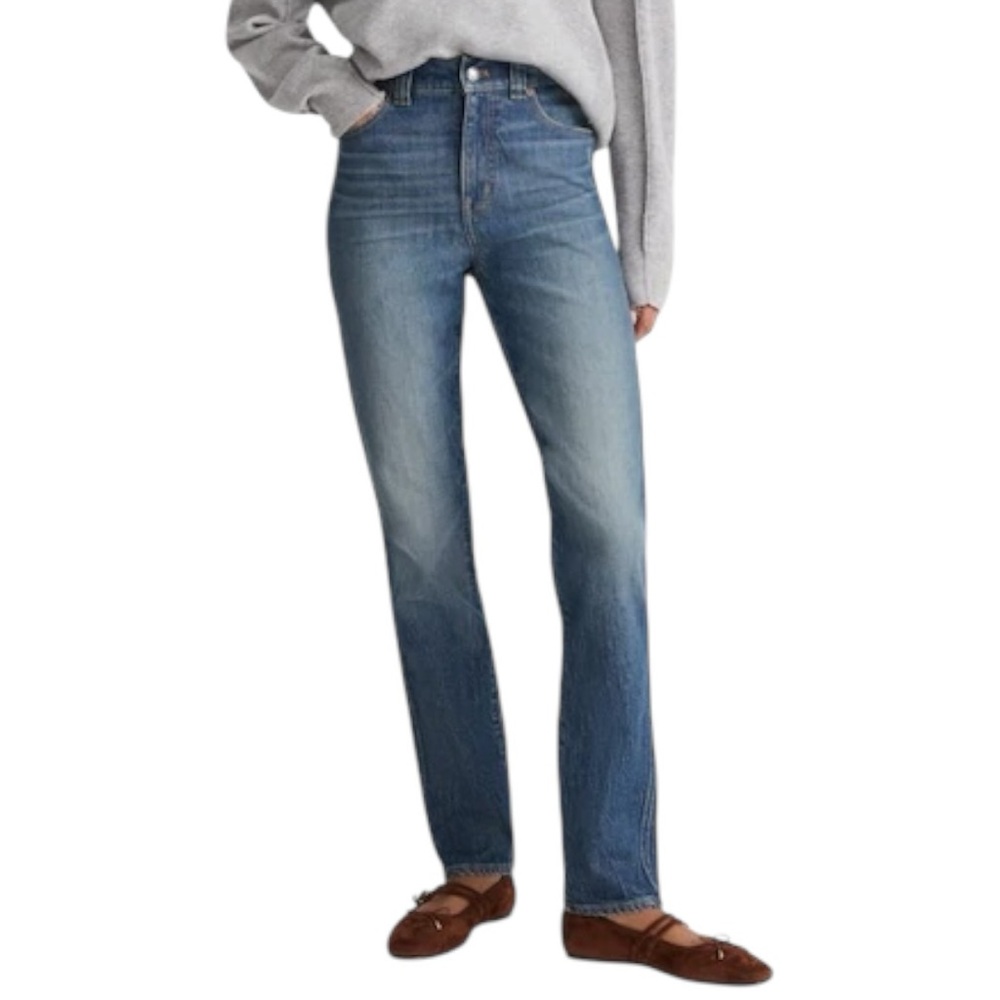 Madewell the Perfect Vintage Straight Jean Medium Wash